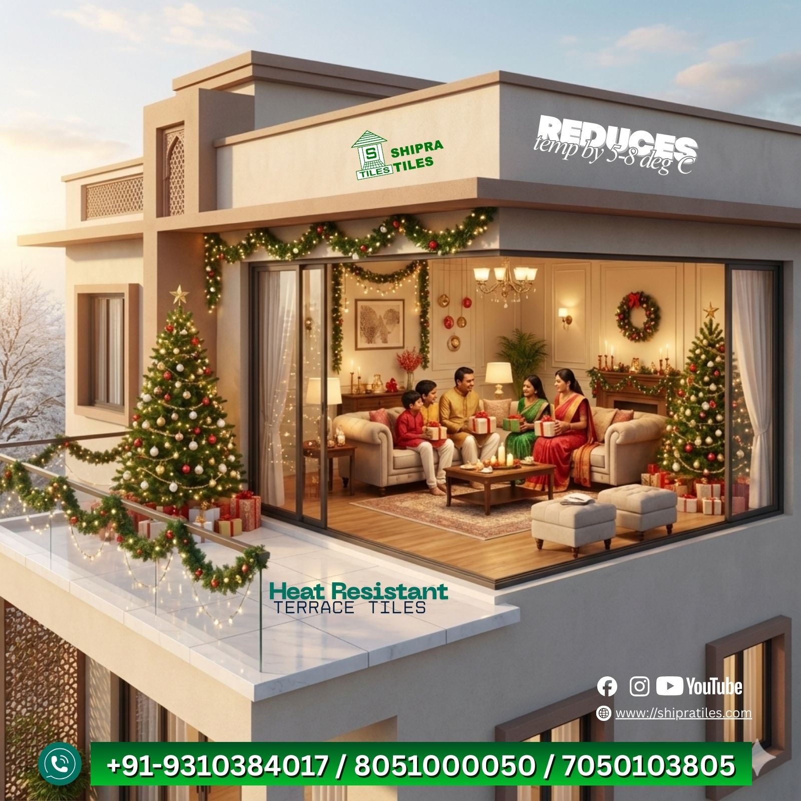 Heat Resistant Outdoor Tiles – Durable Flooring Solution for Hot Climate & Outdoor Spaces