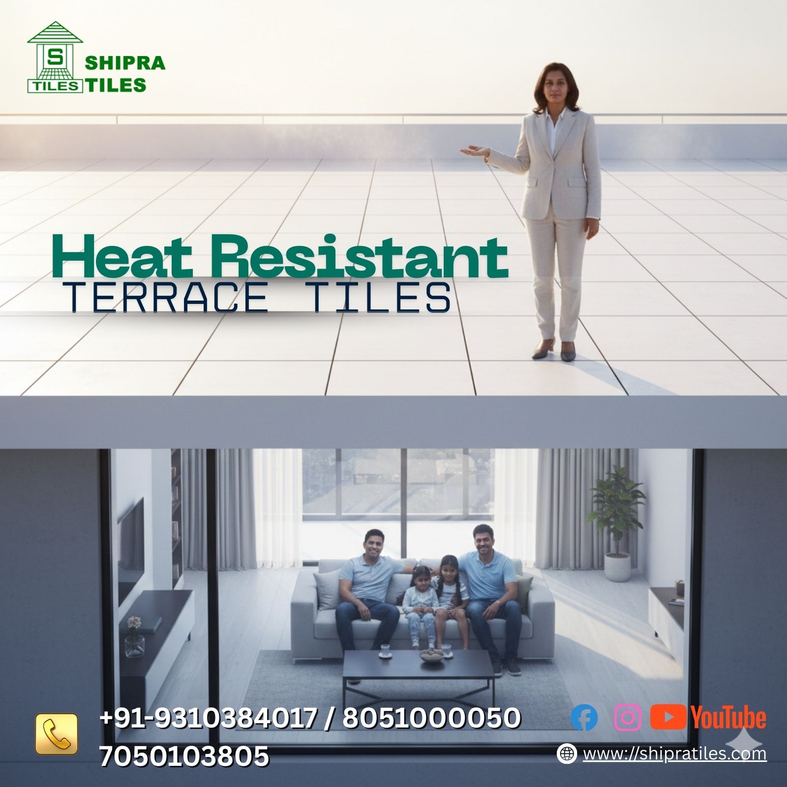 Heat Resistant Terrace Tiles – Smart Roofing Solution for Cooler Homes & Longer Roof Life